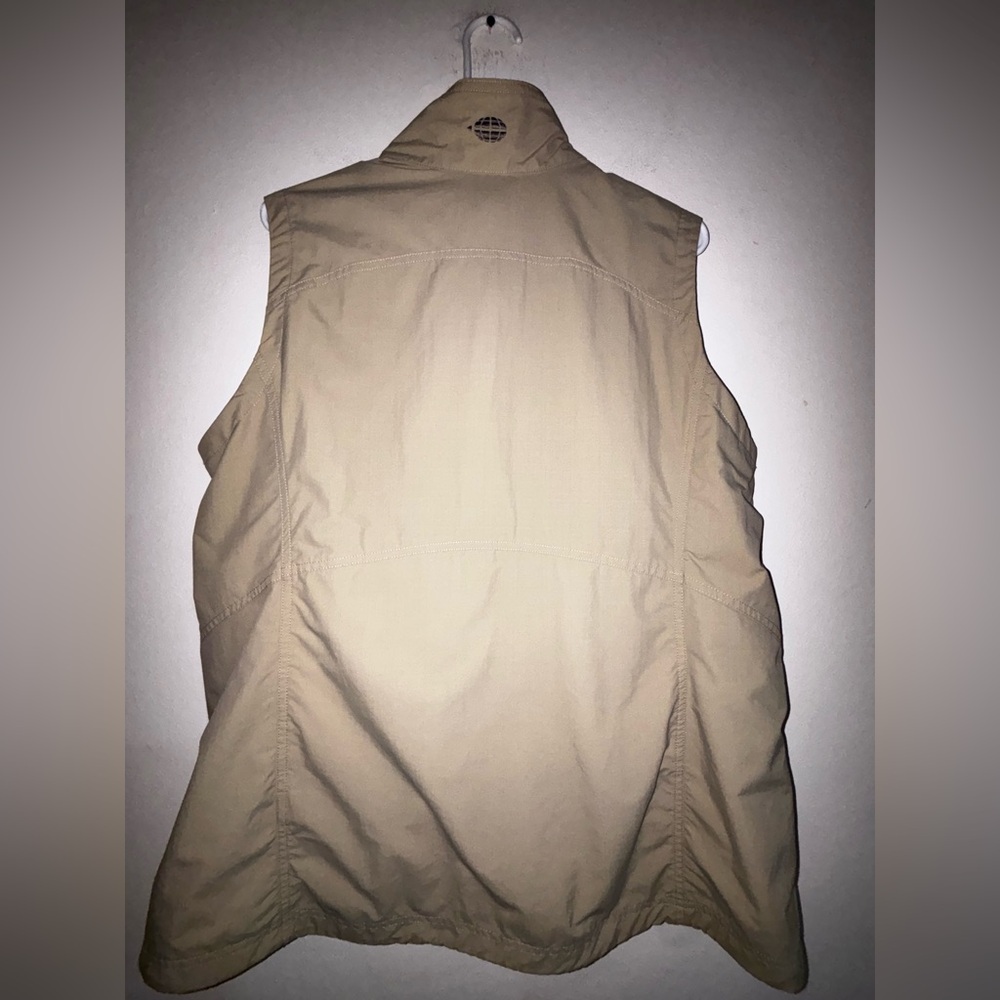 Exofficio Khaki Zip-Up Vest - Picture 5 of 10